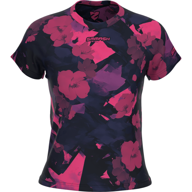 WOMEN’S LOOSE TECHNICAL SHIRT WITH SHORT SLEEVES