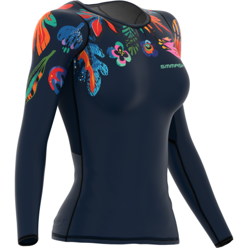 WOMEN’S LONG COMPRESSION SHIRT WITH LONG SLEEVES