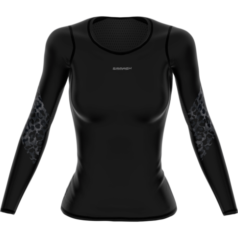 COMPRESSION SHIRT WITH LONG SLEEVES MESH PRO